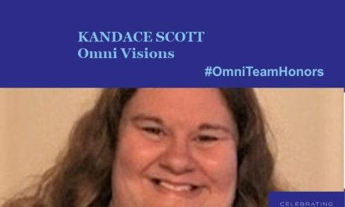 a quote from Kandace Scott of the Omni Visions team